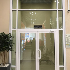 Противопожарный витраж EI45 / серия FRM7151